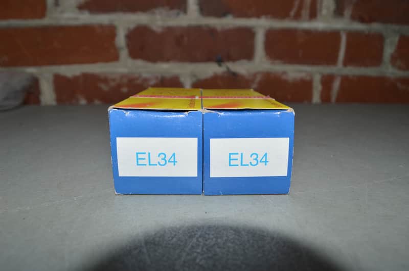 JJ Electronic EL34 Power Tube Apex Matched Pair image 1