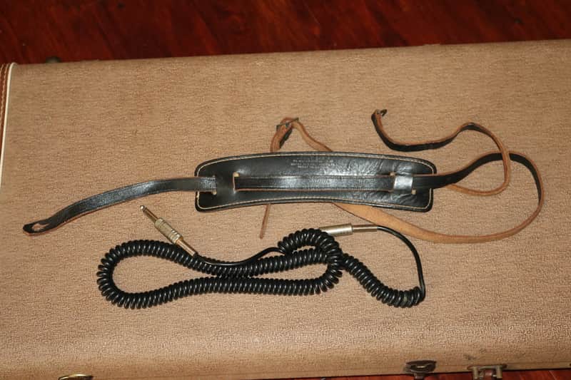 Bobby Lee Leather Guitar Strap 1960's image 1