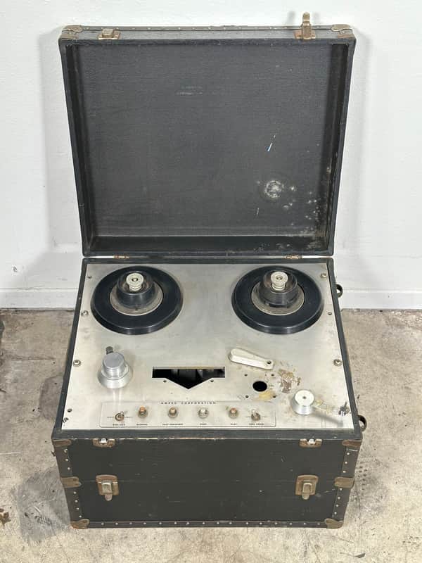 Ampex 351 Reel To Reel Transport Magnetic Tape Recorder w/ Original Case image 1