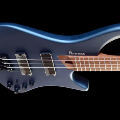 Ibanez EHB1000-AOM Bass Workshop 2024 - Present - Arctic Ocean Matte image 4