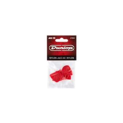 Dunlop JD-PIC-47P3N Jazz III Nylon 1.38mm (6-Pack) - Set of Picks image 4