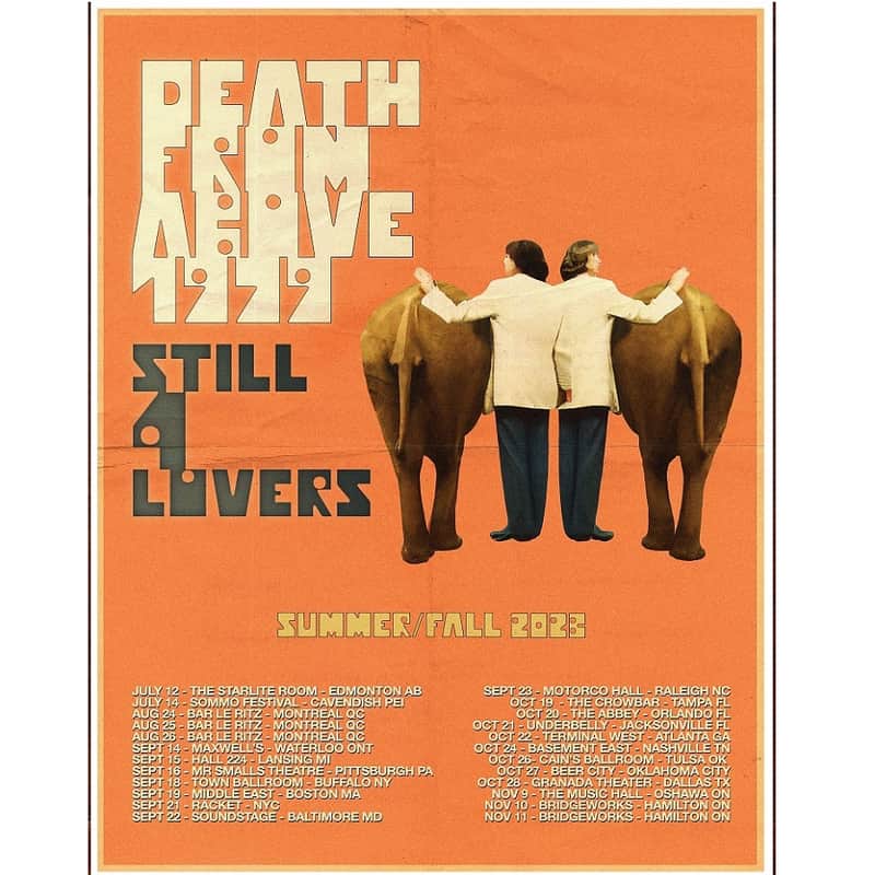 DEATH FROM ABOVE 1979 Still 4 Lovers Tour 2023 Ltd Ed RARE Tour Poster! Dance Punk Noise Art Rock Garage Alternative Indie image 1
