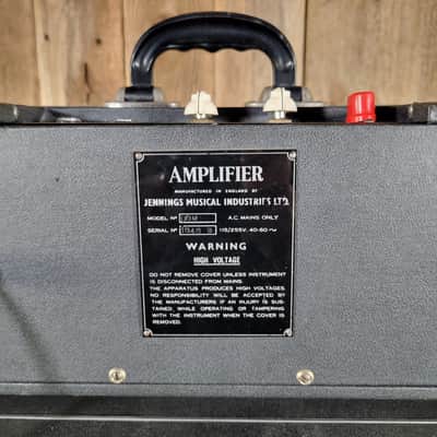 Vox 1964 JMI Domino Bass (the sickest guitar amp, perhaps ever) - Black - image 13