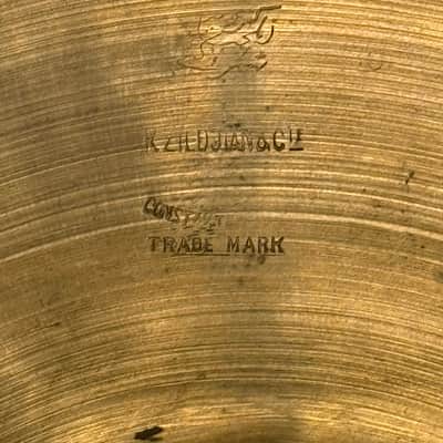 1920s/30s Zildjian K Constantinople 10” Large Bell Hi Hat Sock Cymbals image 5