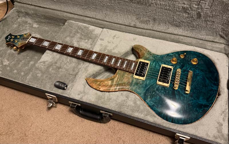 ESP Custom Shop Mystique CTM 2019 NAMM Showpiece Burl Top image 1