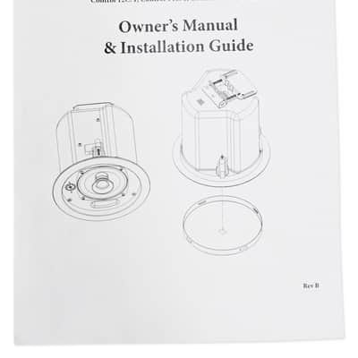 10) JBL Control 18C/T-BK 8" 70v Commercial Black Ceiling Speakers For Restaurant image 9