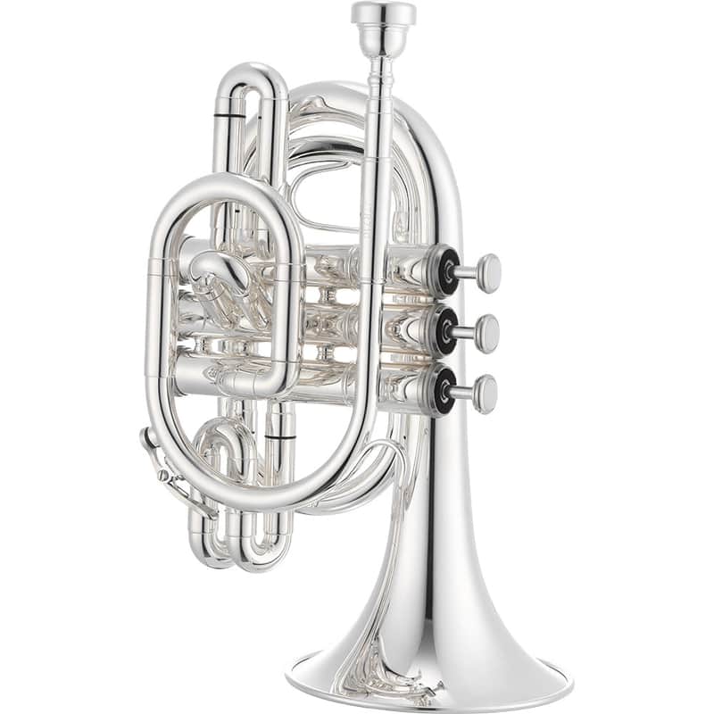 Jupiter JTR710SQ Silver Plated Pocket Trumpet image 1