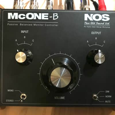 New Old Sound NOS McONE-B Passive Monitoring Controller, 3 Stereo In and Out, Balanced Version image 1