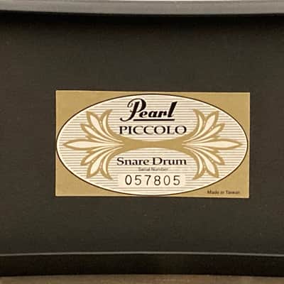 Pearl - 3x13" PCP-313 Piccolo Snare Drum 1990's - Black image 5