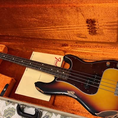 Fender 1963 Vintage Reissue P-bass 2017 - Crucible Professional Relic image 1