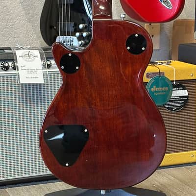 Gretsch G5220 BT BroadTron Jet in Dark Cherry Metallic w/ Case image 12