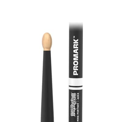 Promark Mike Portnoy Signature 420X ActiveGrip Hickory Drumsticks - TXMP420XW-AG image 3
