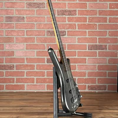 Warwick Pro Series Corvette Standard 5-string Electric Bass Guitar - Nirvana Black Transparent Satin image 9