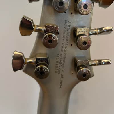 PRS SE Tremonti Silver 2002 - Silver/Black Top with added artwork image 4