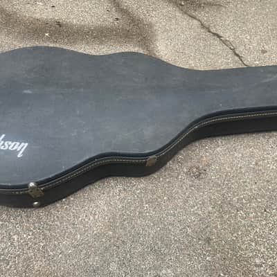Vintage rare early 1970s Gibson Byrdland case purple lining also fits ES 335 345 355 ES175T image 7