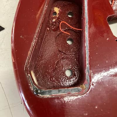 Kramer 300 HST parts project 1970,/80,s Refinish dark red image 3