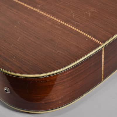 1970s Ariel Dreadnaught Natural Finish Acoustic Electric Guitar image 7