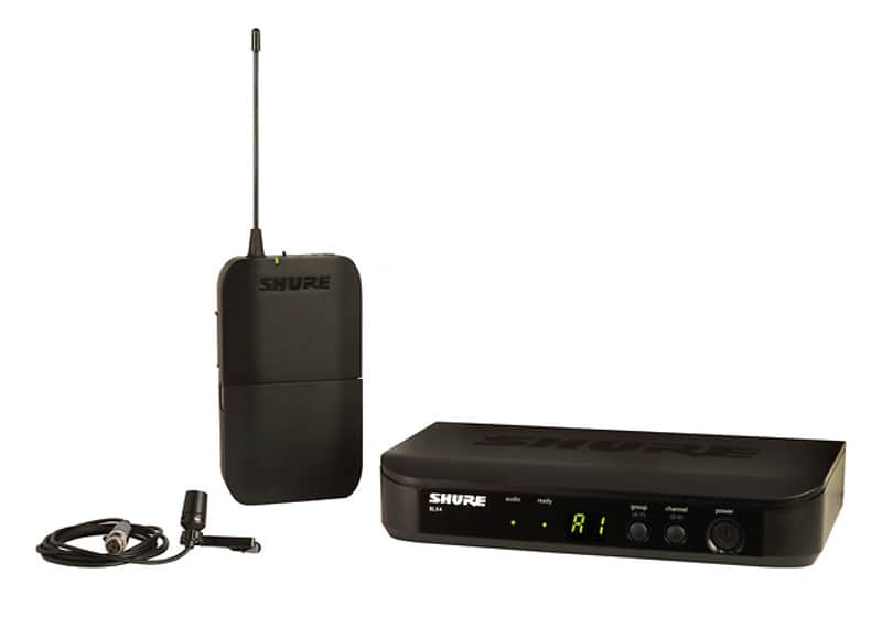 Shure BLX14/CVL-H9 Wireless Presenter System with CVL Lavalier Mic, H9 Band image 1