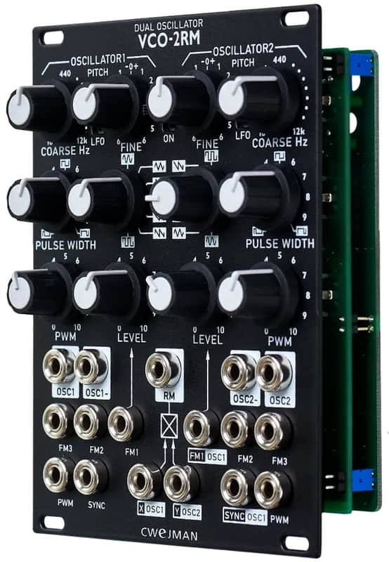 Cwejman VCO-2RM Dual Oscillator - Black image 1