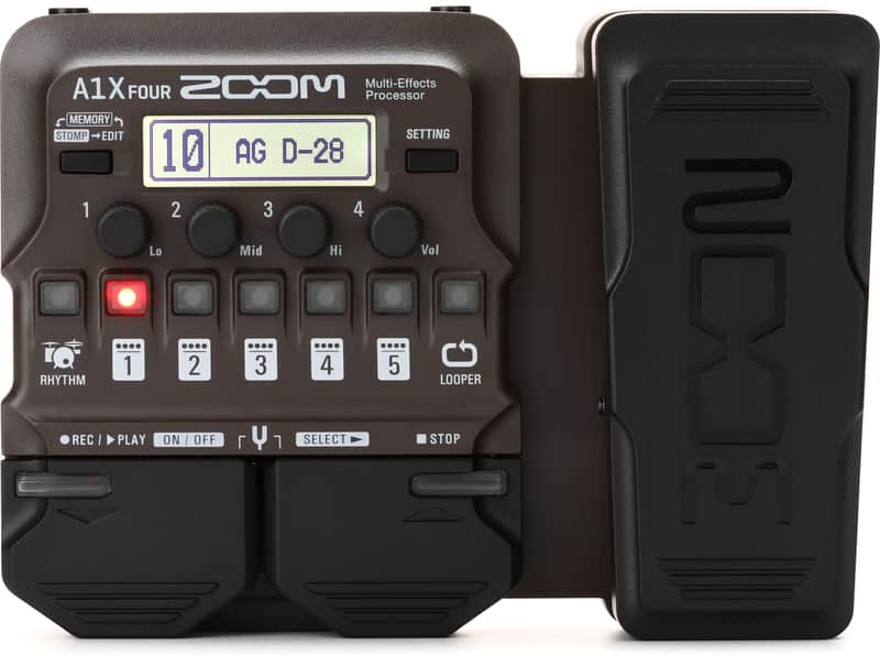 Zoom A1X Four Acoustic Instrument Multi-Effect Processor image 1