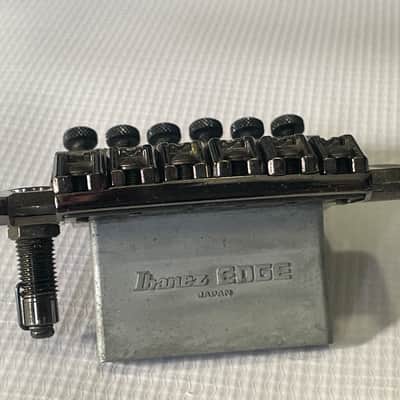 1990's Japan Ibanez S Series Worn Cosmo Black Original Edge Floyd Rose Tremolo Bridge image 6