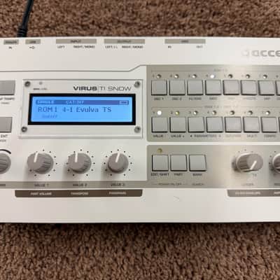 Access Virus TI Snow Desktop Digital Synthesizer / Very Good Condition