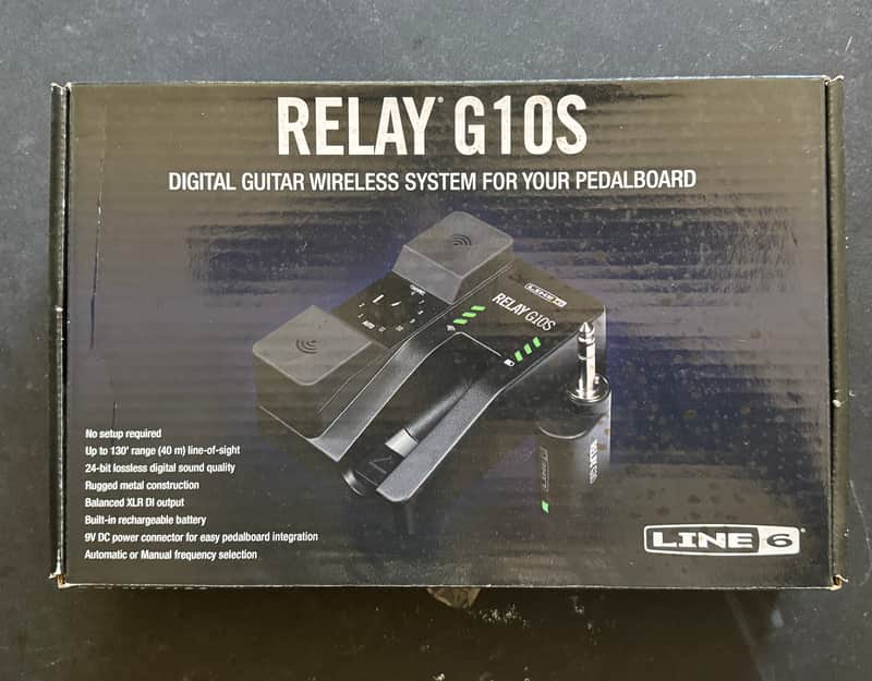 Line 6 Relay G10S Stompbox-Size Digital Guitar Wireless System 2019 - 2020 - Black Bild 1