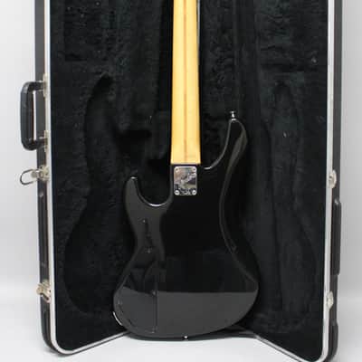 1993 Fender Jazz Bass Plus V 5-String Bass Black w/HSC image 3