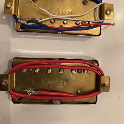 Epiphone Humbucker Pickup Set Chrome image 3