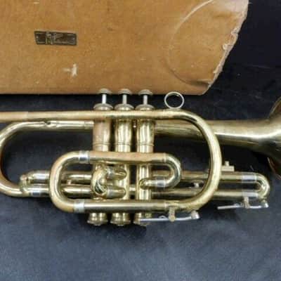 Olds Ambassador Cornet with Original Case and mouthpiece, good playing condition image 9