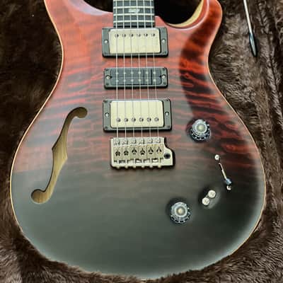 PRS Wood Library Special 22 2019 - Paul Reed Smith Fire Fade Korina Ebony Board image 1