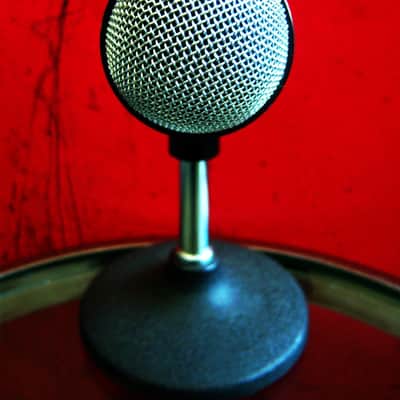 Vintage 1970's Shure 533SB dynamic microphone Low Z Satin Chrome w accessories SM58 image 6