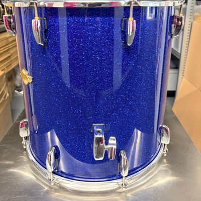 Pearl Masters premium legend MPL Floortom 16x16” 2012 - #Navy sparkle blue image 2