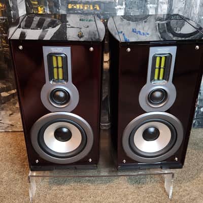 Philips Philips MCD908 speakers are 3-way, bass-reflex bookshelf speakers 90s  - Redwood image 5
