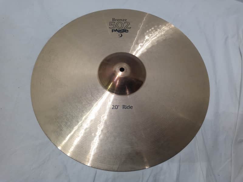 Paiste 502 Bronze 20" Ride Cymbal (2002 Alloy) Nice! 1990s image 1