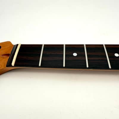 HooDoo Stratocaster Neck Rosewood/Roasted Maple Lefty Nitro hsn6397 image 8
