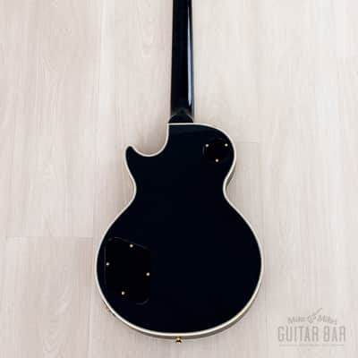 2000 Epiphone by Gibson Les Paul Custom Black Beauty LPC-80 w/ Case & Open Book Headstock, Japan Fujigen image 3