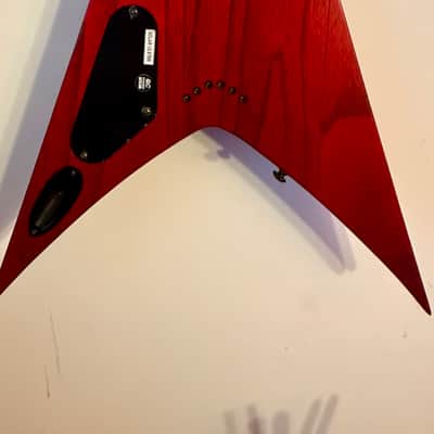 Solar V2.6TBR SK – TRANS BLOOD RED MATTE with SD Nazgul / Sentient Pickups & Solar padded bag! image 5