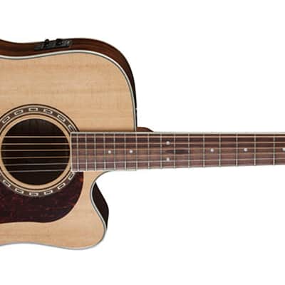 Washburn HD10SCE Heritage Series Dreadnought Cutaway Solid Spruce 6-String Acoustic-Electric Guitar image 4