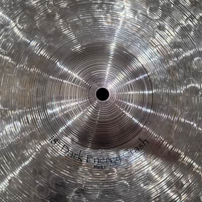 Paiste 18" Signature Dark Energy Mark I Crash Cymbal (Near Mint!) image 6