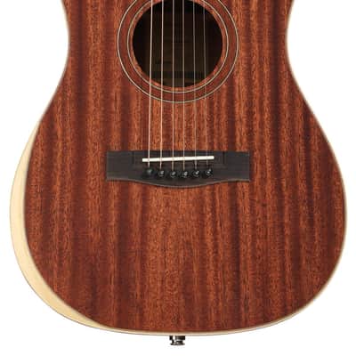Journey Instruments OF312 Overhead+ Acoustic-electric Travel Guitar - Solid Top/Back Mahogany image 1