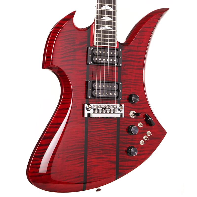 B.C. Rich USA Custom Shop Mockingbird Quilt Top Cherry Red 2026 image 1