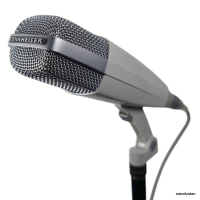 Sennheiser MD421-N 80s Vintage Dynamic Microphone. Clip. Case. Adapter Cable. MD421 Bild 2