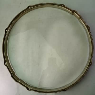 Leedy 15"NOB Stick-Chopper Snare Drum Resonant Rim/Hoop Nickel-Brass Vintage 20s image 6
