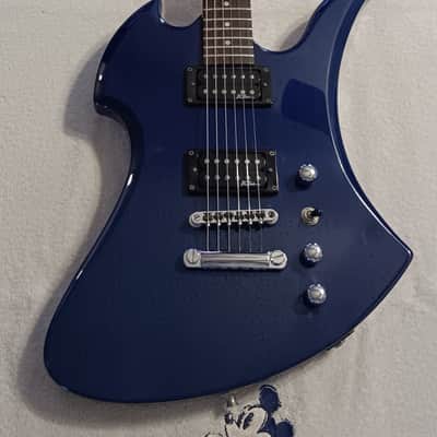 B.C. Rich Platinum Mockingbird - Trans Blue image 1