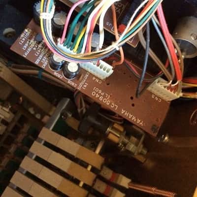 Yamaha Cp-60 upright electric grand piano 1986 Black MIJ image 12