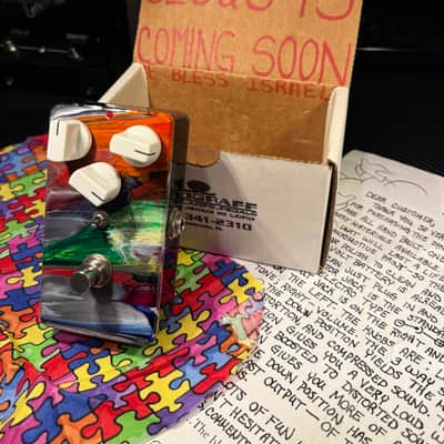 Landgraff Dynamic Overdrive Pedal 1999 - 2015 Signed by Roselyn Landgraff, hand painted Swirl image 8