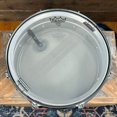 1970s Ludwig No. 404 Acrolite 5x14 8-Lug Aluminum Snare Drum image 16