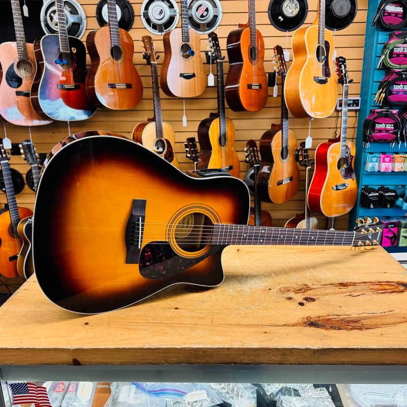 Yamaha FX335C Acoustic Electric Guitar image 1