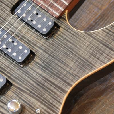 2004 Tom Anderson Cobra T Electric Guitar Trans Black + COA OHSC image 5